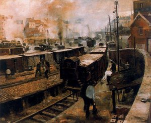 The Railway Station Of Luxembourg — Paul Delvaux