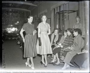 Female Fashion Models Posing In Dresses — Yorkshire Post Newspapers Ltd.