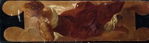 Female Figure In Clouds — Alexandre-louis Leloir