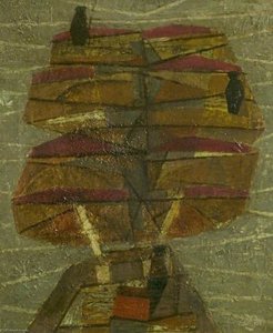 Men And Barges — Prunella Clough, Cubism