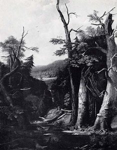 Forest Landscape, (painting) — Robert Seldon Duncanson