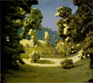 Winter. Sunlight on the Hoar