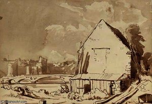 The Old Barn — James Dickson Innes