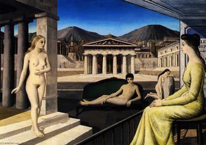 The Canape Vert — Paul Delvaux