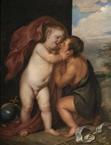 The Infant Christ With St John — Sir Anthony Van Dyck