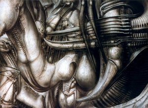 Hr Giger Newyorkcity Xx Subway — H.r. Giger