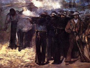 The Execution Of The Emperor Maximilian — Édouard Manet