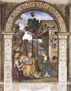 Adoration Of The Christ Child — Pinturicchio