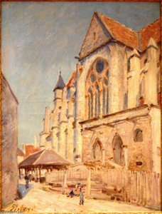 Eglise De Moret — Alfred Sisley, Impressionism