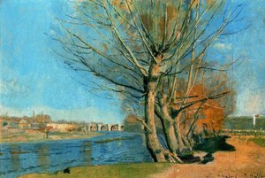 On The Banks Of The Manzanares — Ferdinand Hodler