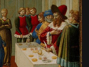 The Dance Of Salome (detail) — Benozzo Gozzoli