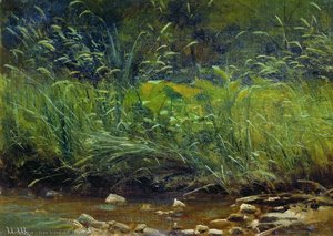 Beach Of Pond — Ivan Ivanovich Shishkin