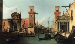 Entrance To The Arsenal — Canaletto