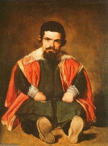 Don Sebastián De Morra, Oil On Canvas, Museo — Diego Velázquez
