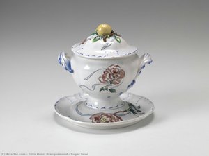 Sugar Bowl — Félix Henri Bracquemond