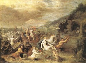 Triumph Of Amphitrite — Frans Francken The Younger, Baroque