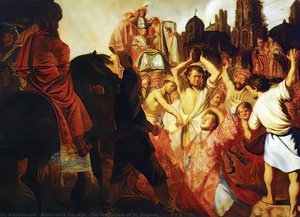 The Martyrdom Of St. Stephen — Rembrandt Van Rijn