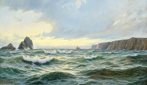 A Rocky Coastal Landscape At Early Morning