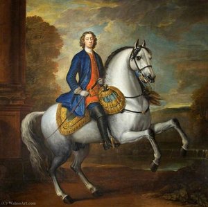 Henry Hoare II (1705–1785), on Horseback