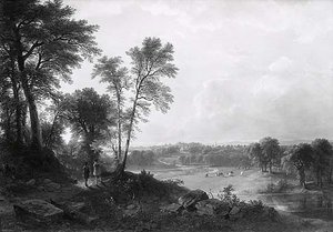 View Towards The Hudson Valley, (painting) — Asher Brown Durand