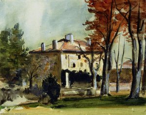 The Manor House At Jas De Bouffan — Paul Cézanne