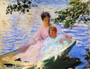 Study For 'on Bos'n's Hill — Edmund Charles Tarbell