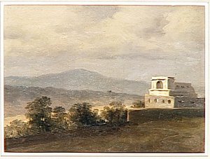A La Villa Borghese Le Pavillon — Pierre-henri De Valenciennes, Neoclassicism
