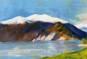 Lake Garda And Monte Baldo — Lesser Ury