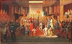 Louis Le Gros Prend L'oriflamme A Saint Denis.1124 — Jules Jollivet