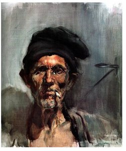 El Viejo Del Cigarrillo — Joaquín Sorolla Y Bastida