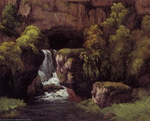 The Source Of The Lison — Gustave Courbet