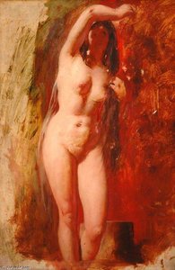Standing Female Nude - — William Etty