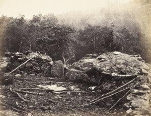 Interior Of Breastworks On Round Top, Gettysburg — Timothy O'sullivan Alexander Gardner