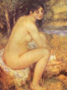 Seating Girl — Pierre-auguste Renoir, Impressionist Movement