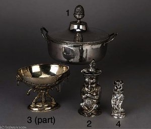 A French Silver Vegetable Dish With An Associated Cover — William Fraser Garden
