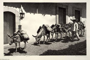 Burro Train — Alan Crane