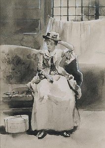 Untitled (seated Woman) — Arthur B. Davies