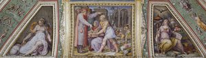 Filippo Brunelleschi And Lorenzo Ghiberti Present To Cosimo The Model For The San Lorenzo Church — Giorgio Vasari