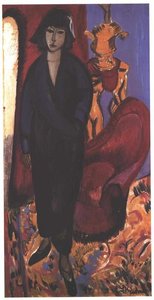 Russian Woman — Ernst Ludwig Kirchner, Expressionism
