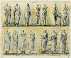 Standing Figures 4 — Henry Moore