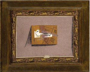 Pipe And Musical Score (pipe And Sheet Music) — Pablo Picasso, Cubist Fragmentation