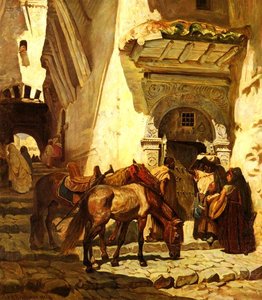 Near The Kasbah — Frederick Arthur Bridgman