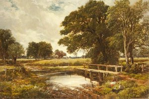 A Hampshire Ford — Edmund Morison Wimperis, Romanticism