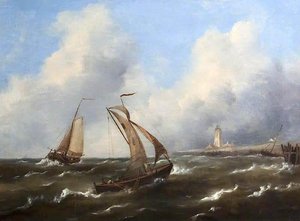 Fishing Vessels Off The Coast — Henry Hetherington Emmerson