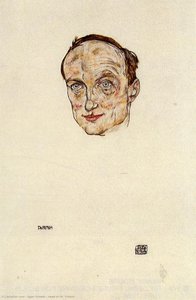 Head Of Dr. Fritsch — Egon Schiele