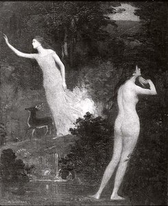 Diana, (painting) — Arthur B. Davies, Symbolism