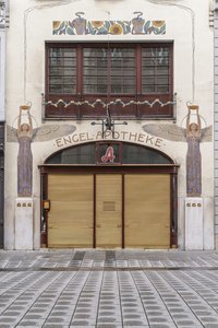 Zum Weißen Engel (white Angel Pharmacy) In Vienna, Austrai — Oskar Laske De