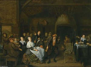 Drinking Peasants — Jan Miense Molenaer