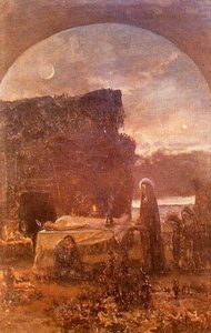 Santo Entierro — Antonio Muñoz Degrain, Romanticism