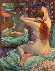 The Scarlet Ribbon — Theo Van Rysselberghe, Pointillist Movement